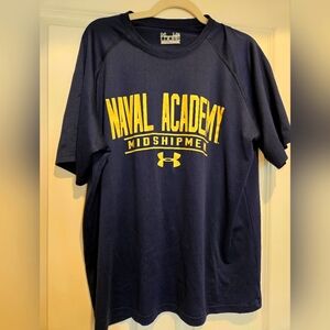 Under Armour Men's Naval Academy Wicking Tee, Size L